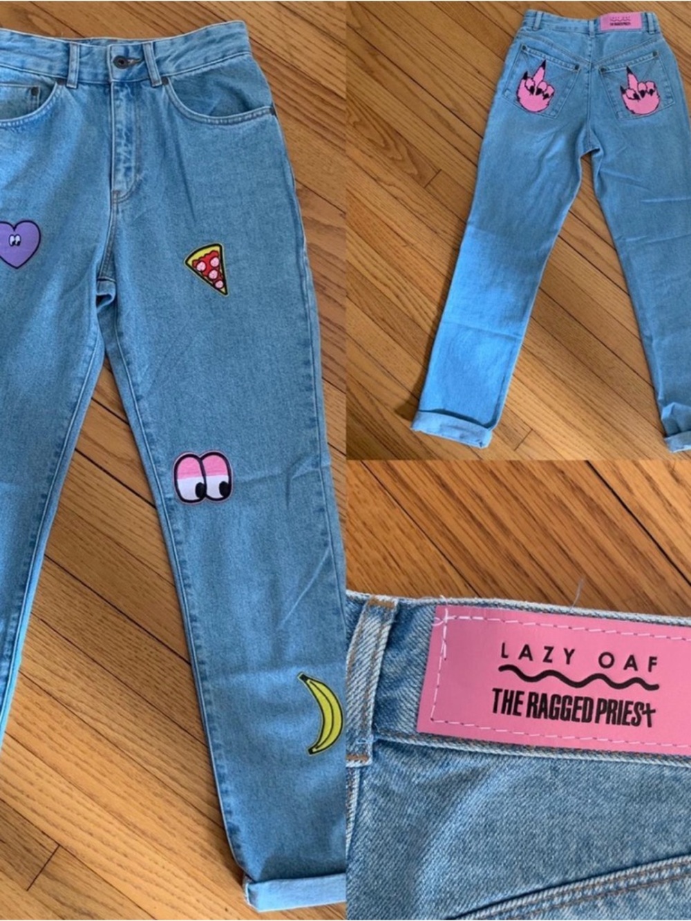 RARE Ragged Priest x Lazy Oaf Jeans